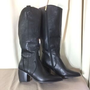 Dream Pairs Black Heeled Boots
